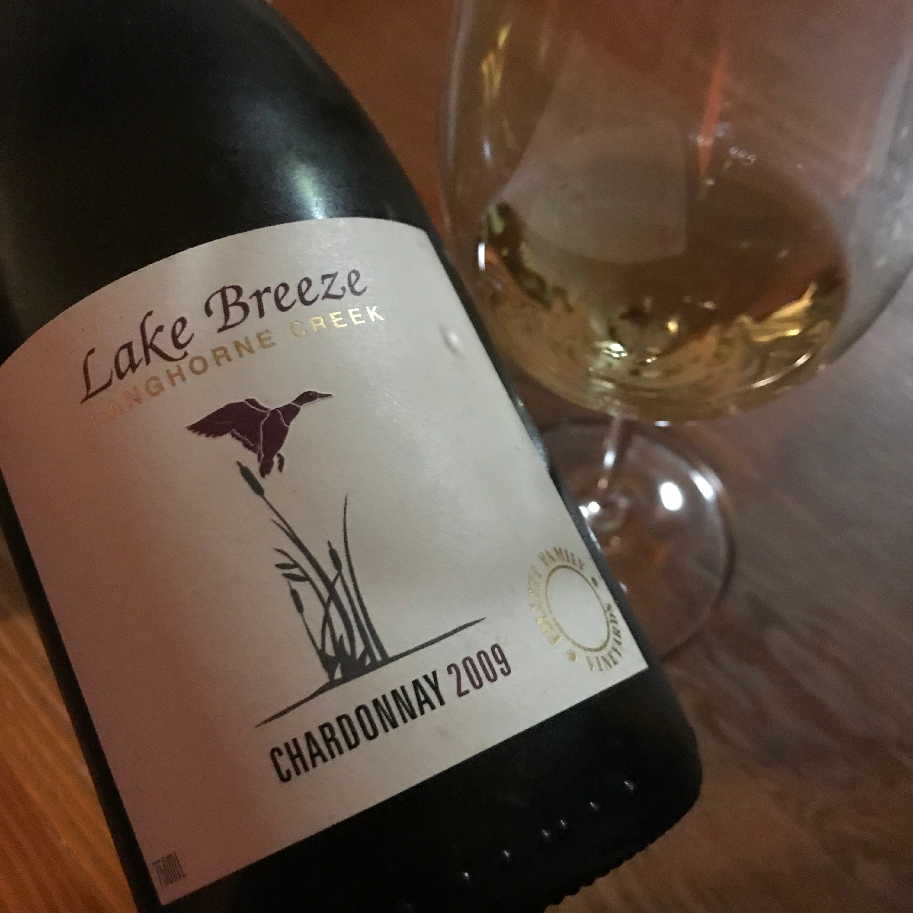 dusting off '09 chardonnay