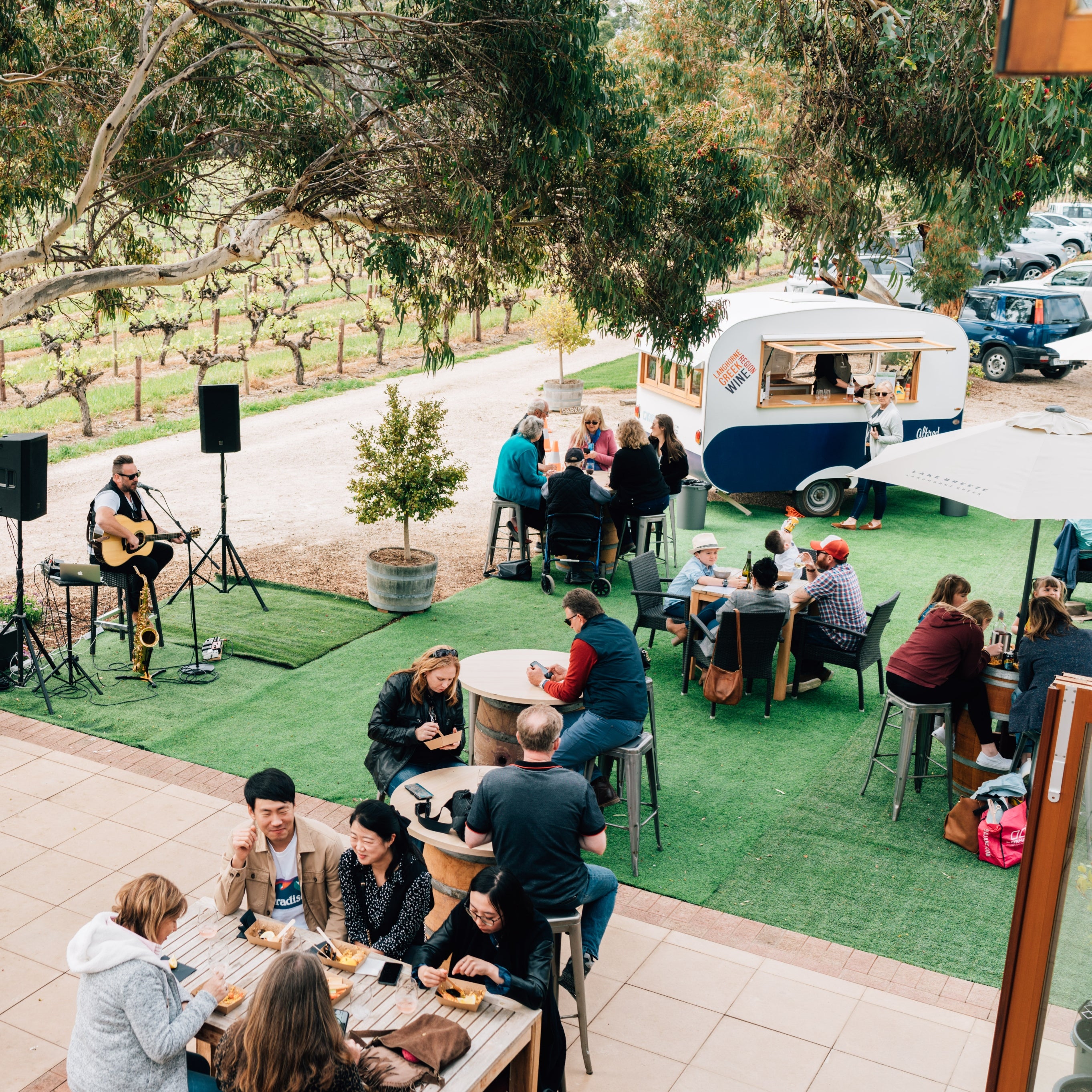 tunes on the terrace