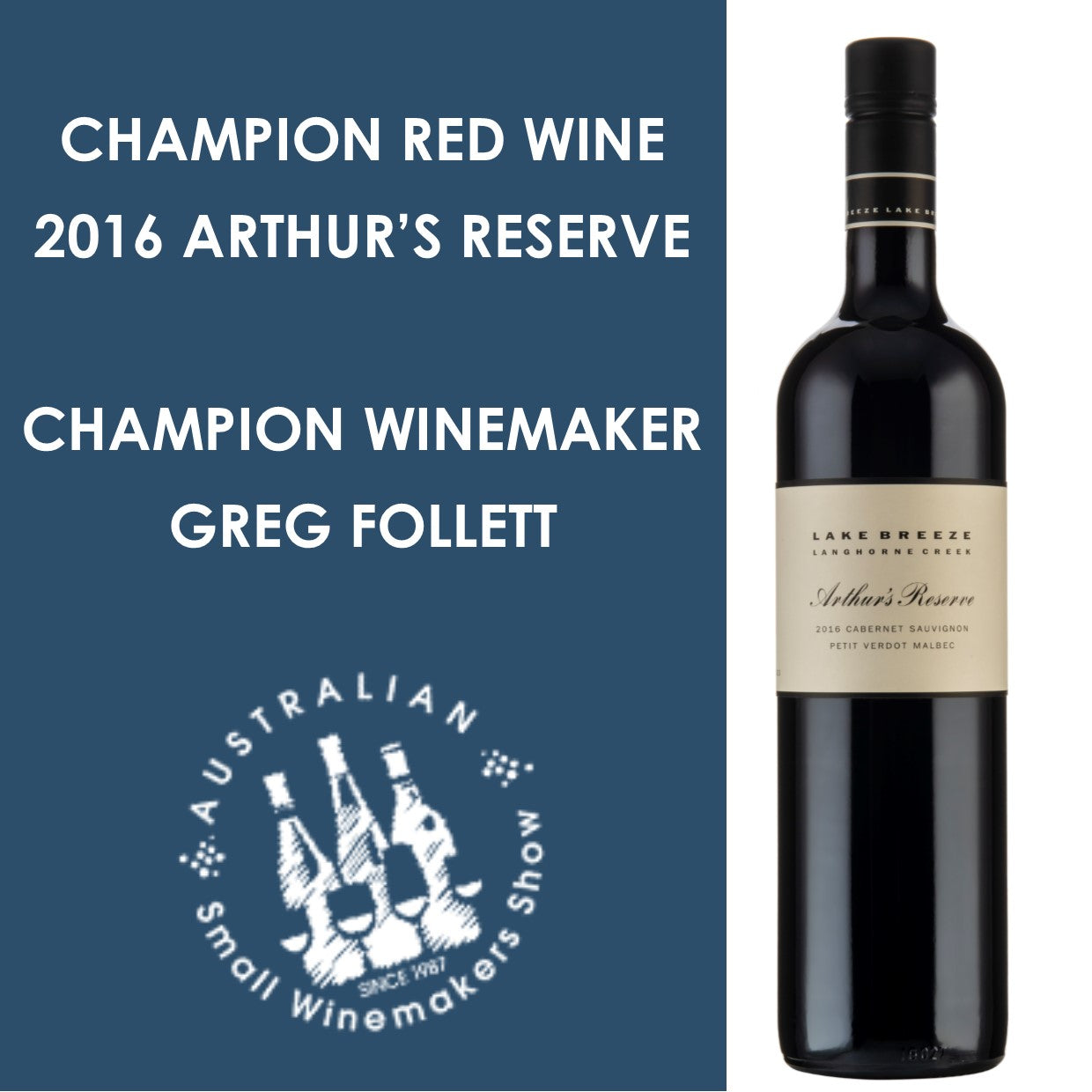 champion red wine of show!