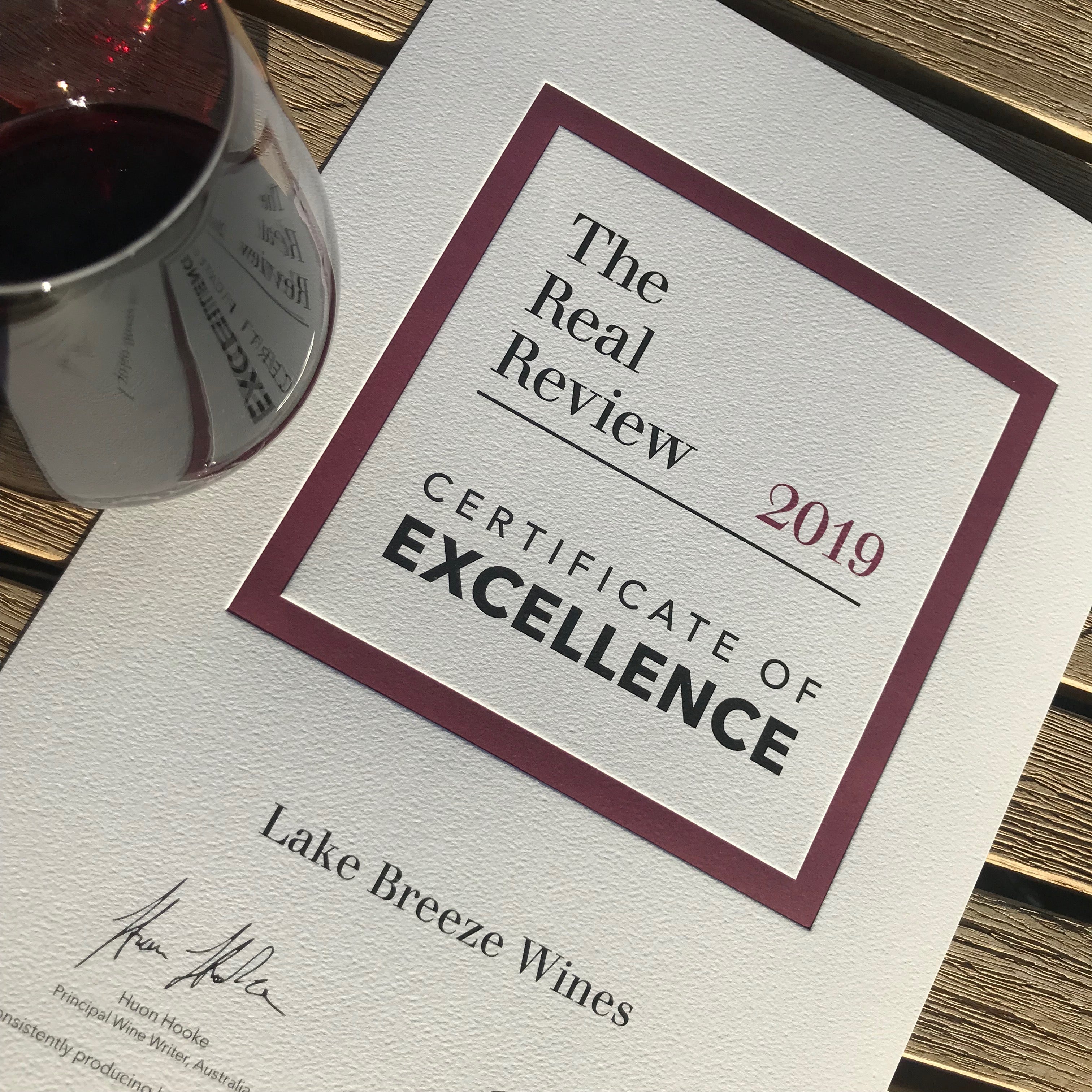 certificate of excellence