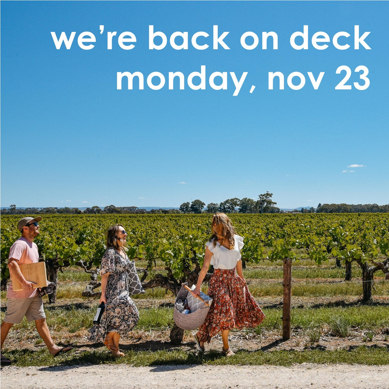 RE-OPENING MON 23