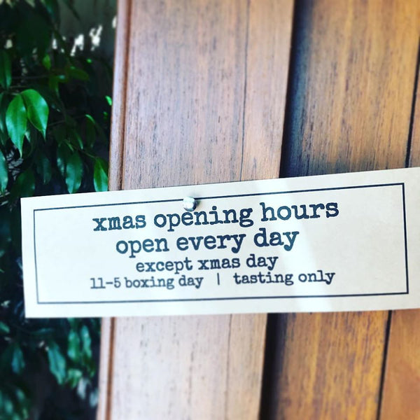 open from 11am boxing day